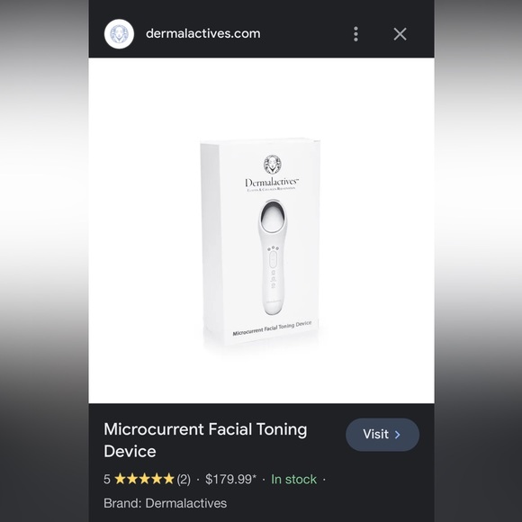 NIB-Dermalectives-MicroCurrent Facial Toning-Device REALLY does as advertised!! - Picture 8 of 11